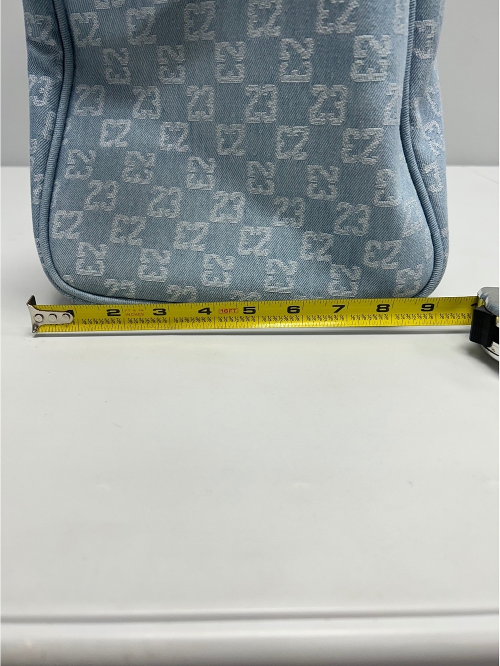 Nike Jordan Light Blue Denim Travel Duffel Bag - Picture 6 of 7
